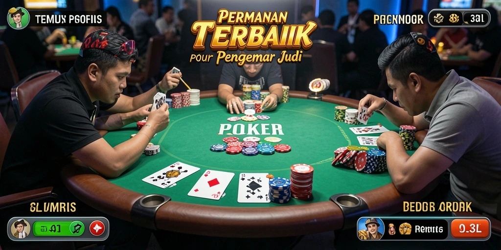 Screenshot gameplay Poker menampilkan aksi seru di 33L.