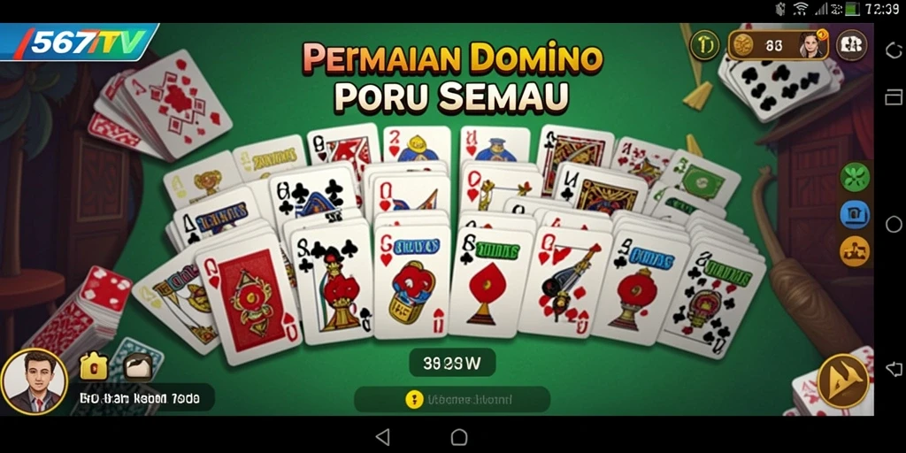 Gameplay Domino di 567TV dengan grafis menarik.