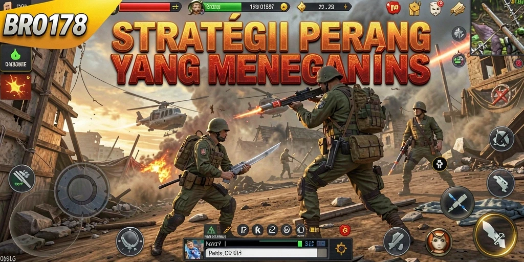 Tampilan gameplay seru dari BRO178 dengan strategi yang mendalam.