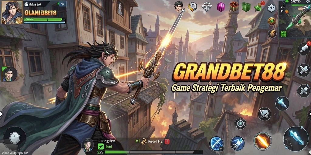 Screenshot gameplay GRANDBET88 menunjukkan aksi strategi yang mendebarkan.