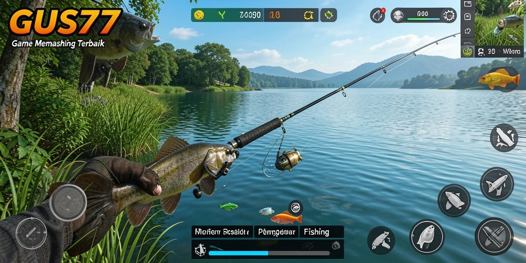 Tampilan gameplay GUS77 dengan atmosfer memancing yang menakjubkan.