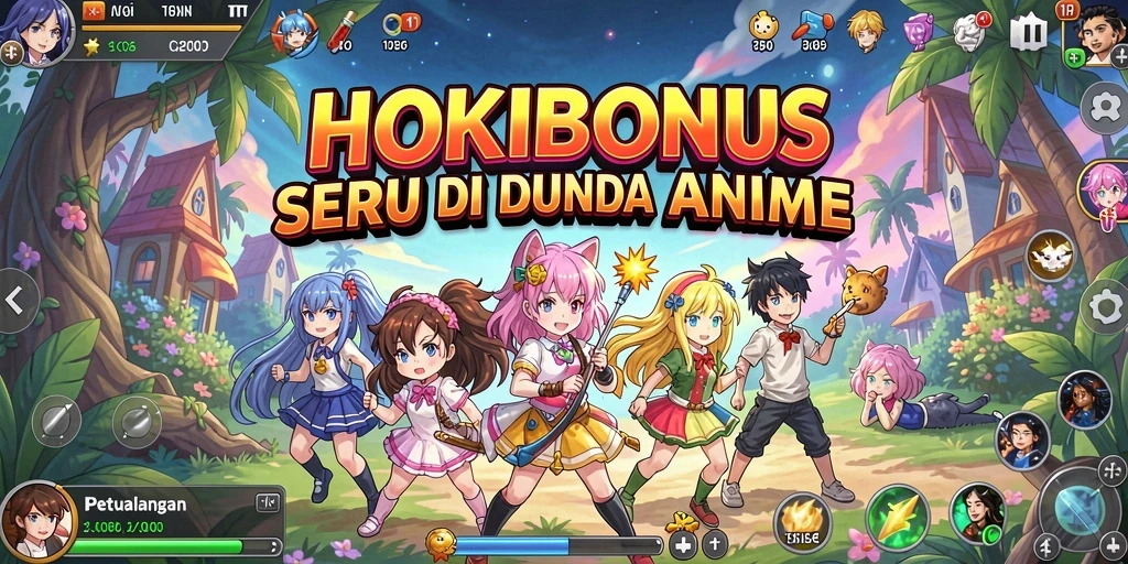 Tampilan menarik dari gameplay HOKIBONUS yang penuh warna.