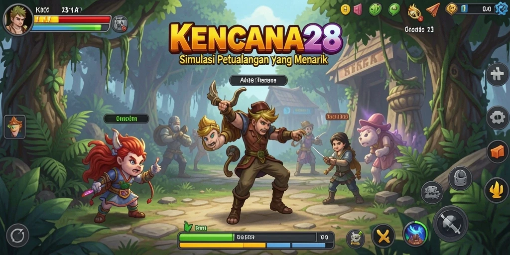 Screenshot gameplay KENCANA28 yang menunjukkan aksi mendebarkan dalam simulasi.