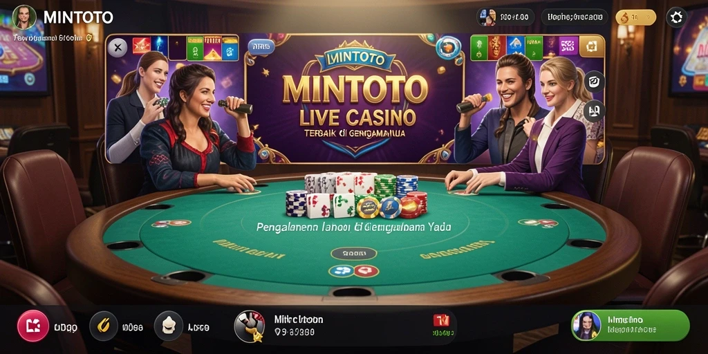 Tampilan gameplay MINTOTO yang menarik dan interaktif di Live Casino.