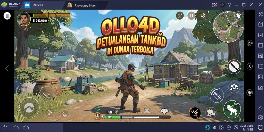 Tampilan menarik dari gameplay OLLO4D yang menunjukkan eksplorasi dunia terbuka.
