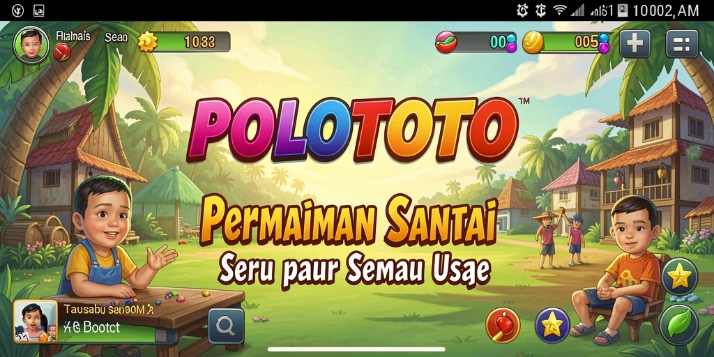 Screenshot gameplay POLOTOTO yang menampilkan tantangan seru dan interaksi.