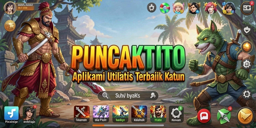 Tampilan utama PUNCAKTOTO yang intuitif dan mudah digunakan.