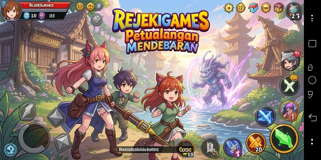 Gameplay mendebarkan REJEKIGAMES dengan karakter anime ikonik