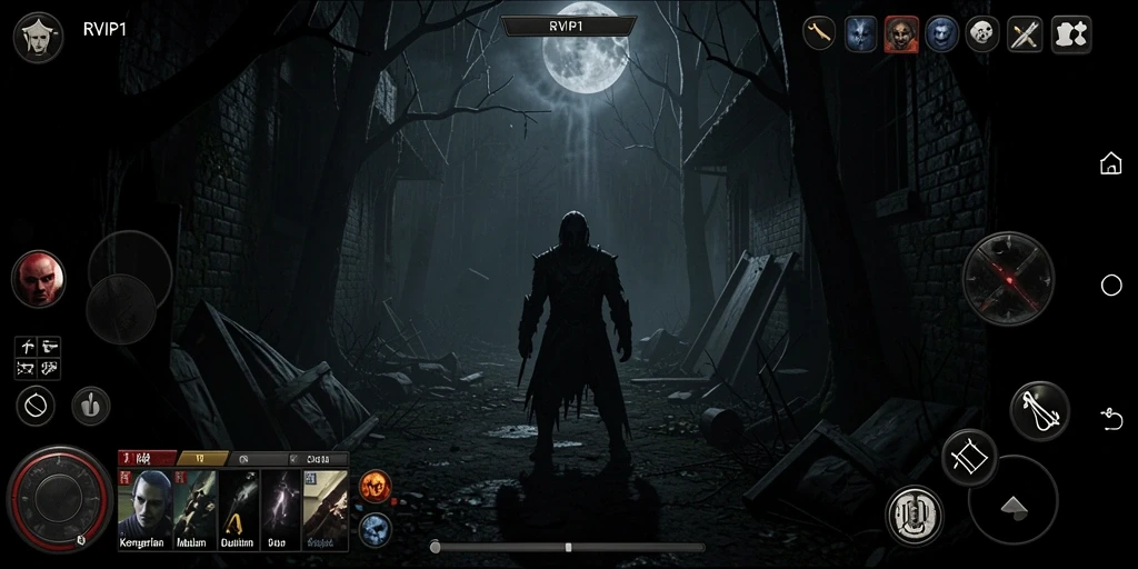 Gambaran gameplay horror yang mencekam dan menakutkan.