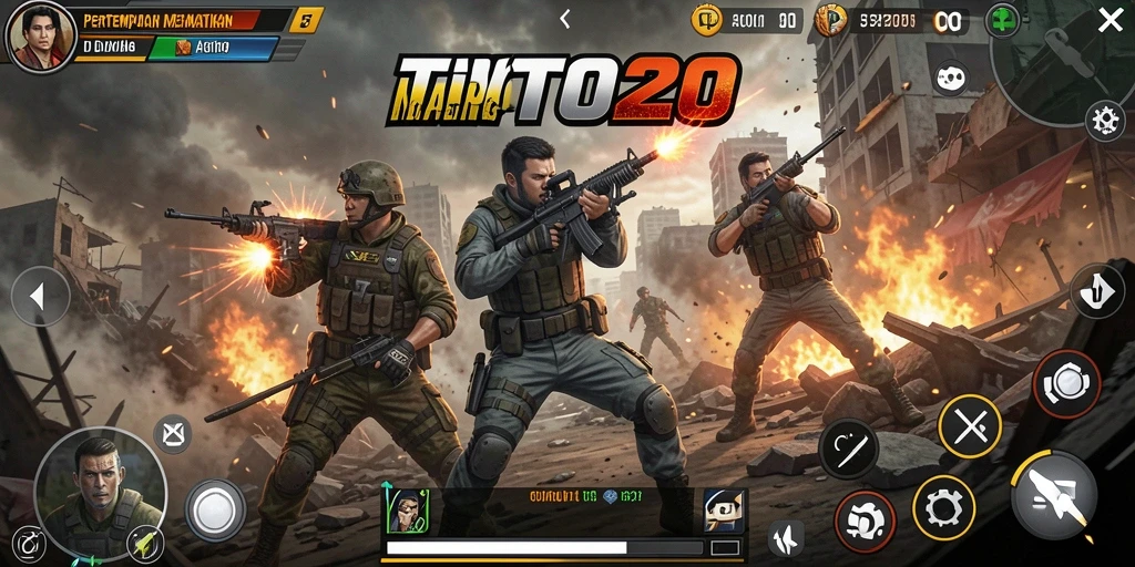 Tampilan menakjubkan dari aksi pertempuran intens dalam TOTO20.